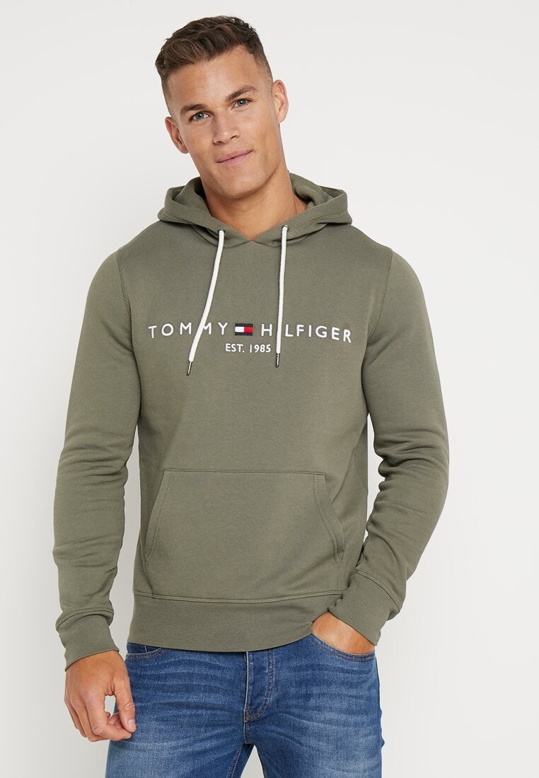 

Толстовка с капюшоном Tommy Hilfiger, зеленый