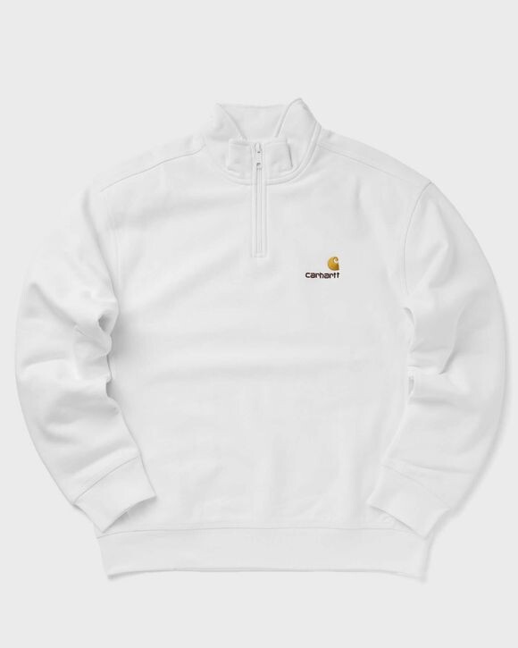 

Свитер Carhartt Wip Half Zip American Script Sweat, белый