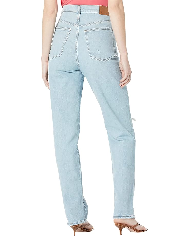 Джинсы Madewell The Tall Perfect Vintage Straight Jean in Danby Wash: Knee-Rip Edition, цвет Danby Wash