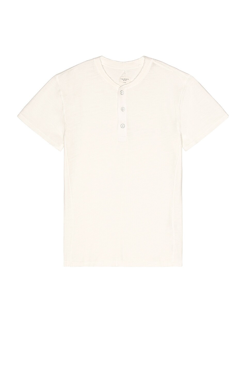 

Футболка Rag & Bone Classic Short Sleeve Henley, белый