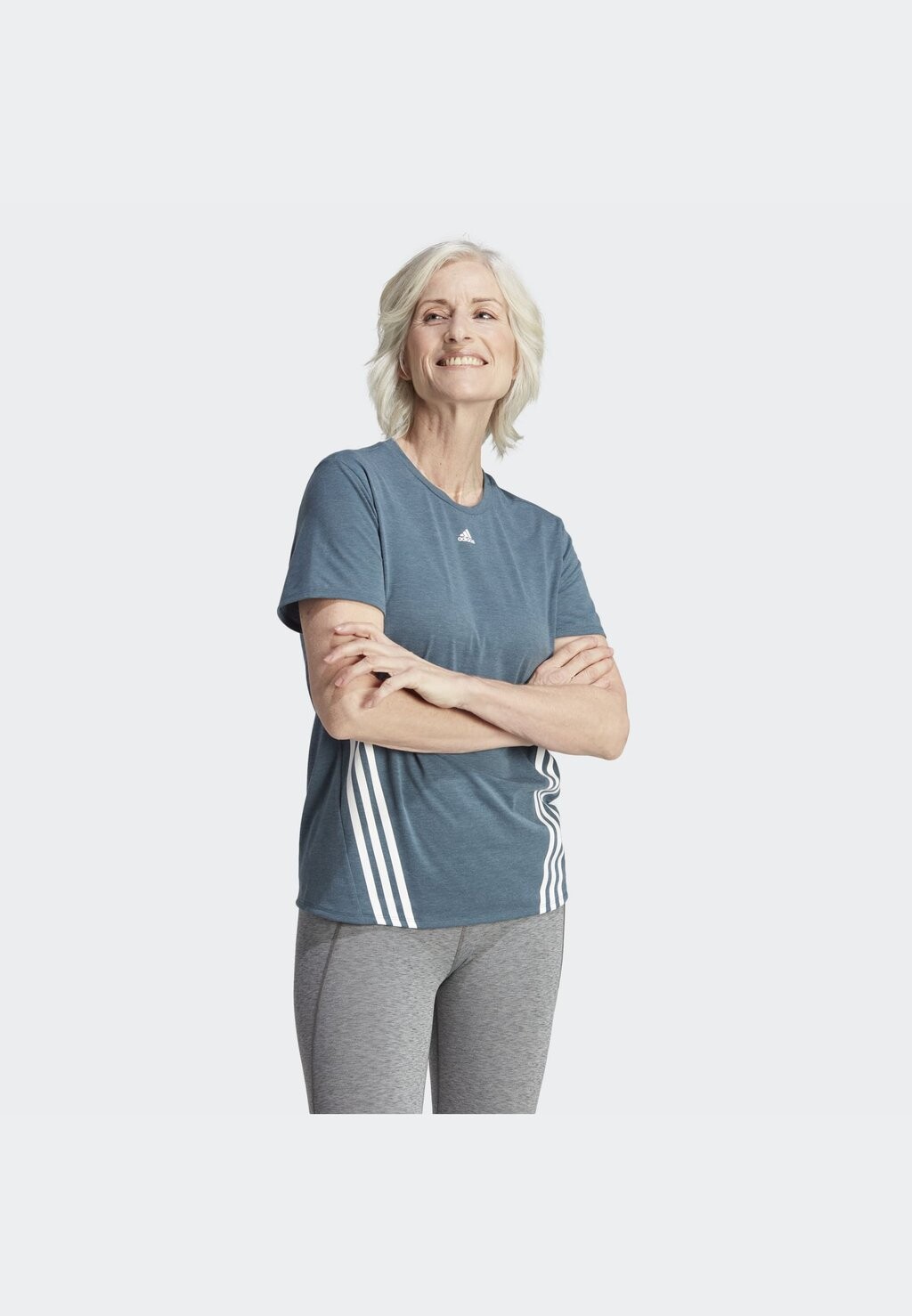 

Футболка с принтом Train Icons 3-Stripes Adidas, цвет arctic night/white
