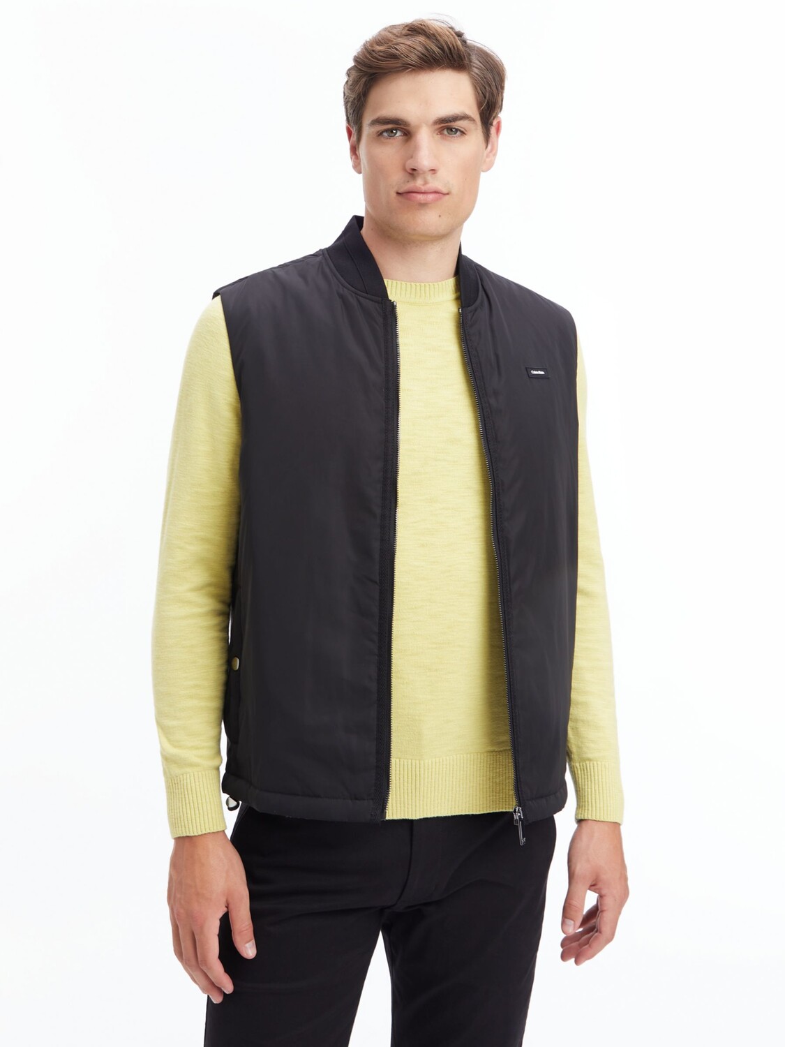 

Легкий однотонный жилет Calvin Klein, цвет CK Black