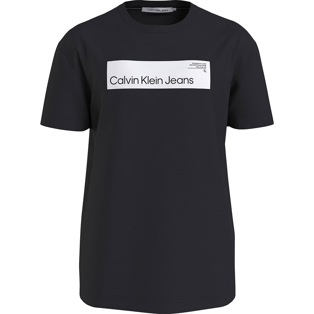 

Футболка Calvin Klein Jeans Hyper Real Box Logo, черный