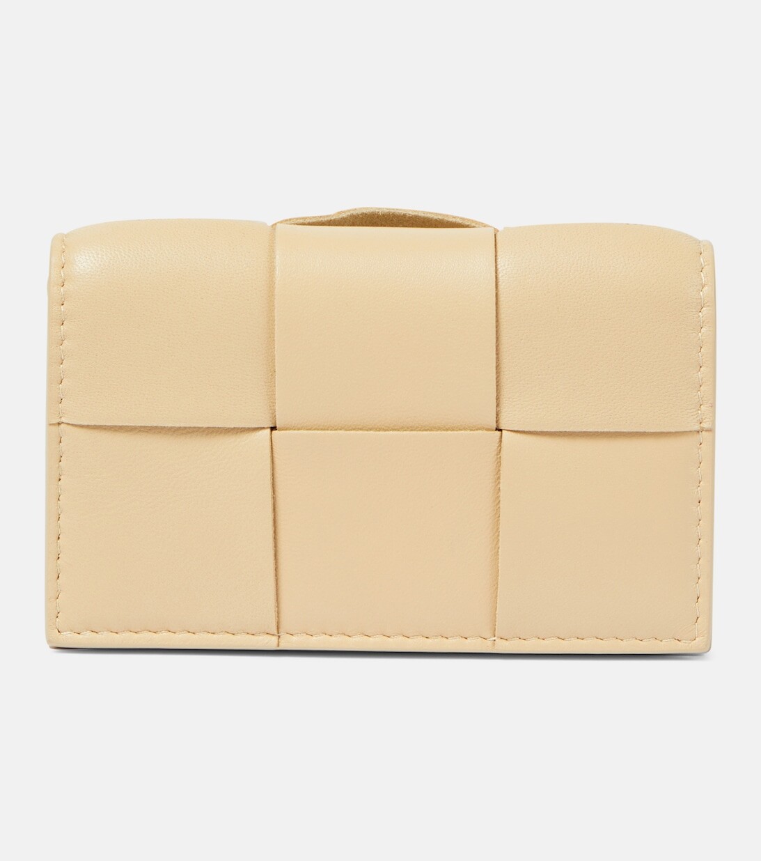 

Деловой кожаный кошелек Bottega Veneta, нейтральный