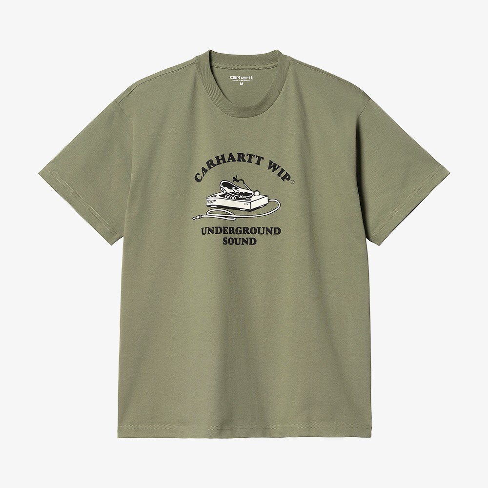 

Футболка S/S Underground Sound T-Shirt 'Dollar Green' Carhartt WIP, зеленый