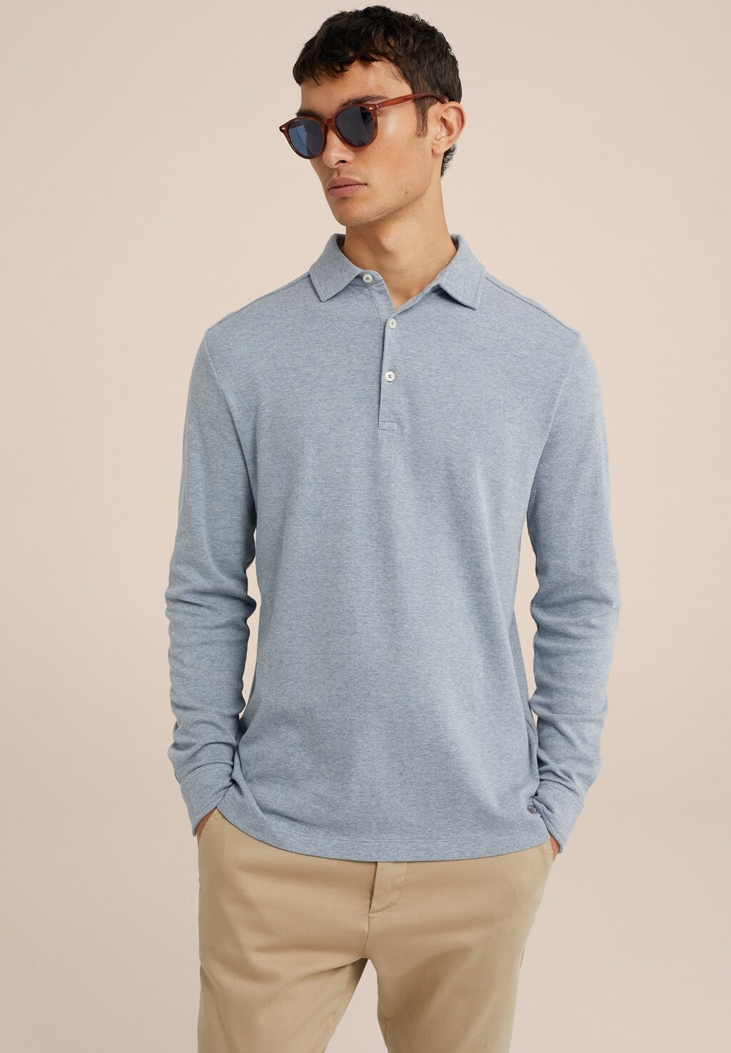 

Рубашка с длинным рукавом WE Fashion, цвет blue
