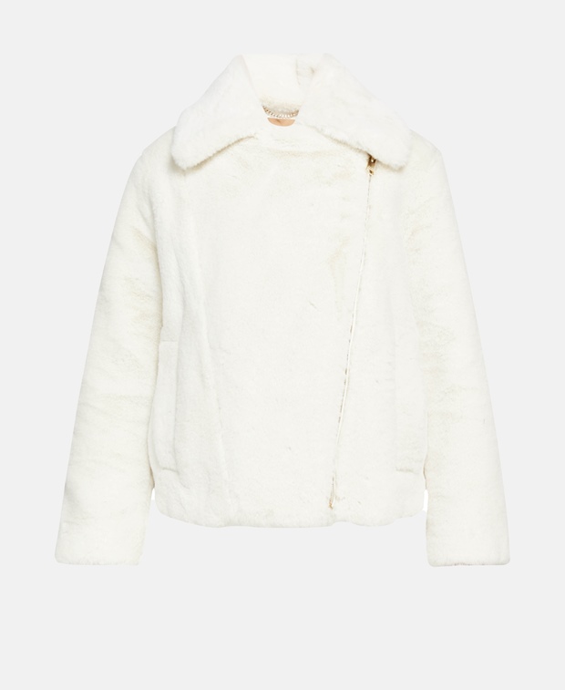 Куртка из искусственного меха Boss, цвет Wool White BOSS