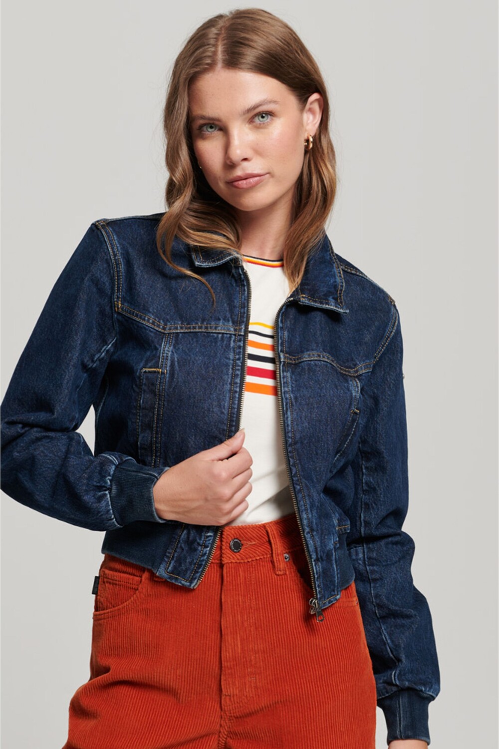 

Джинсовая куртка Indie Club Superdry, фиолетовый