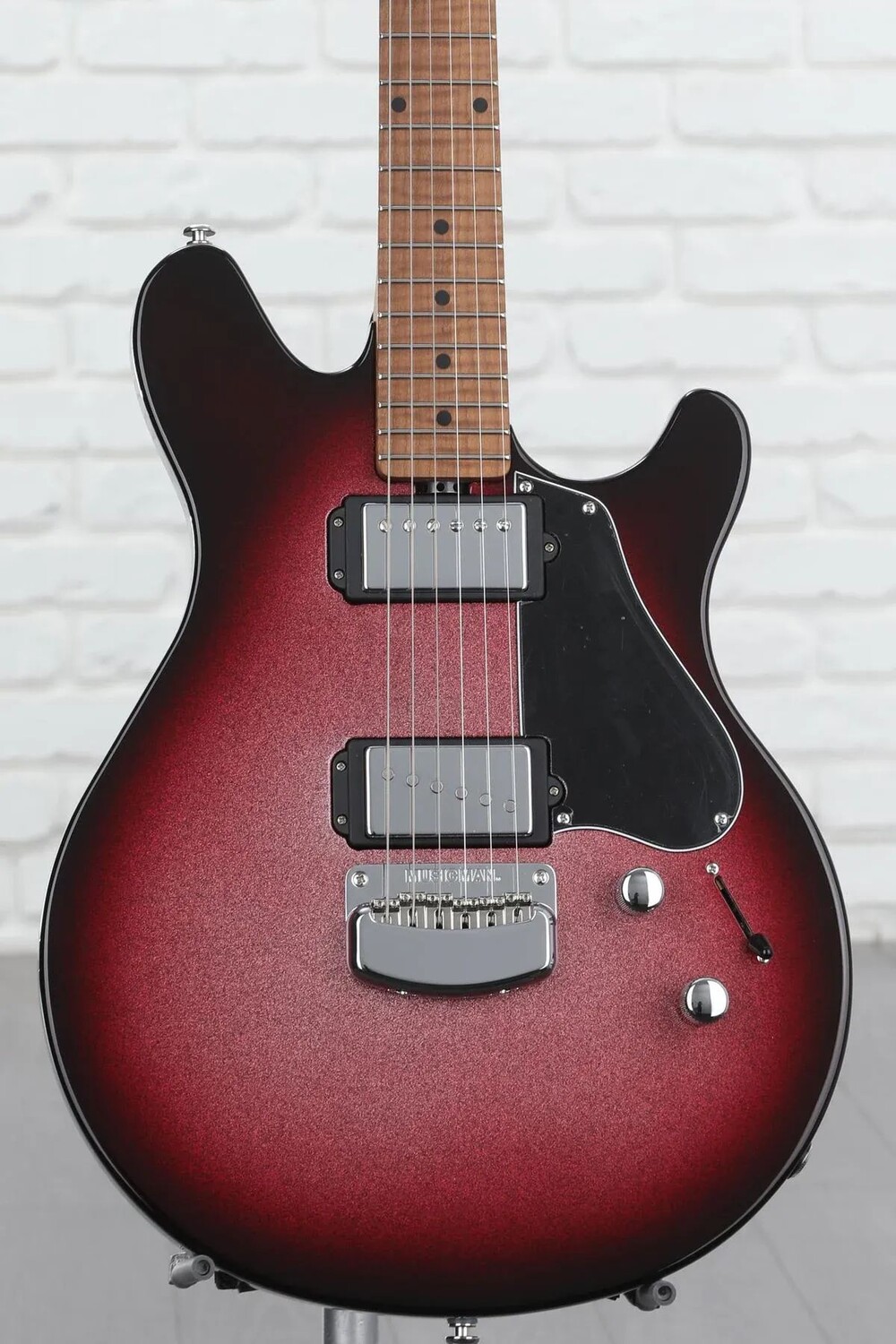 

Электрогитара Ernie Ball Music Man Valentine — Maroon Sparkle Burst