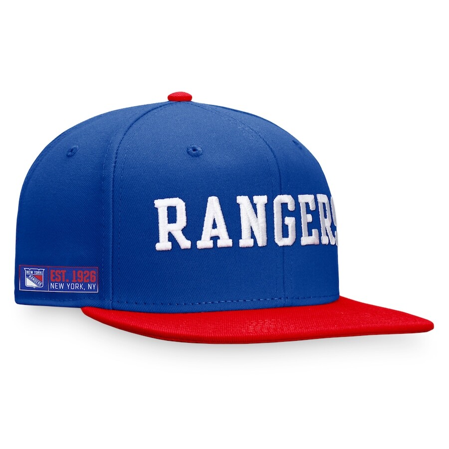 

Бейсболка Fanatics Branded New York Rangers, синий