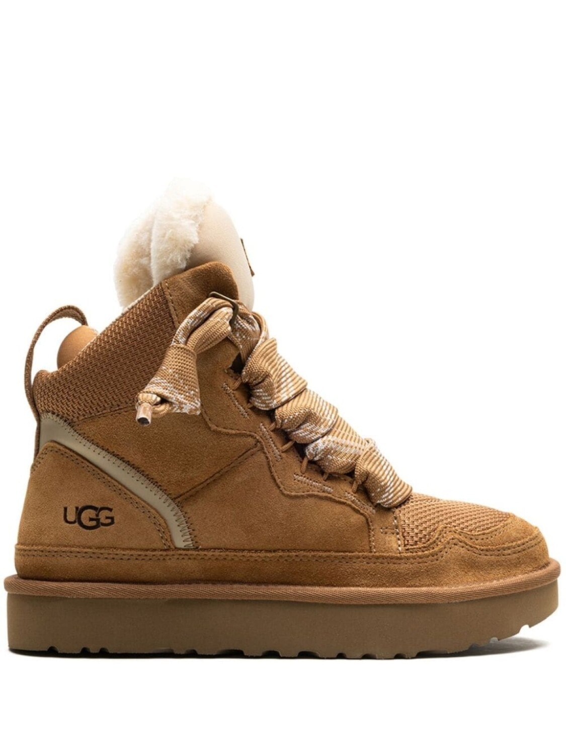 

UGG кроссовки Highmel на шнуровке, коричневый