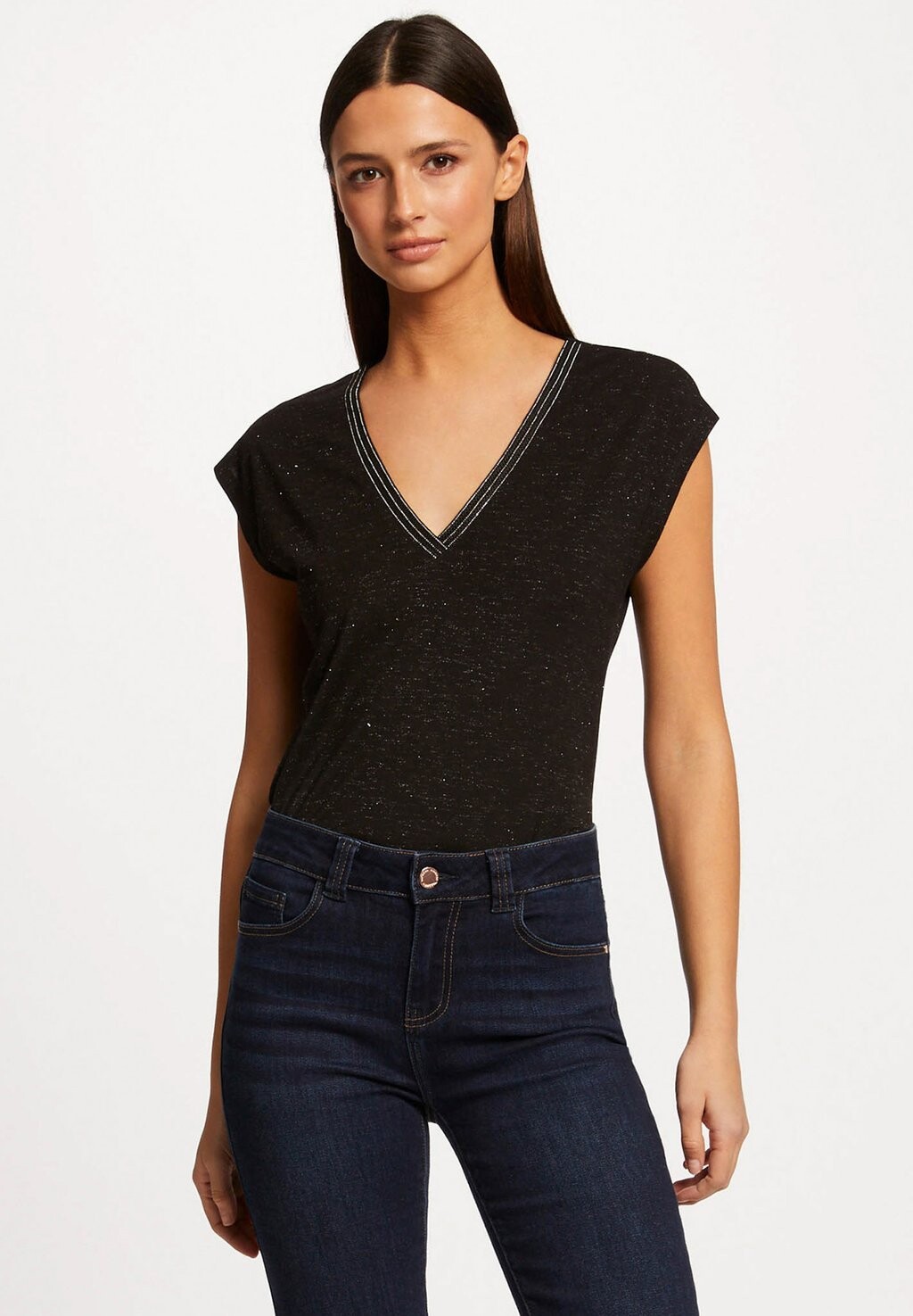 

Базовая футболка Short Sleeved Morgan, черный
