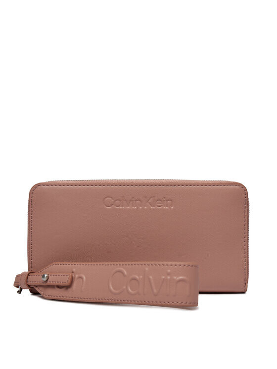 

Большой женский кошелек Calvin Klein, розовый