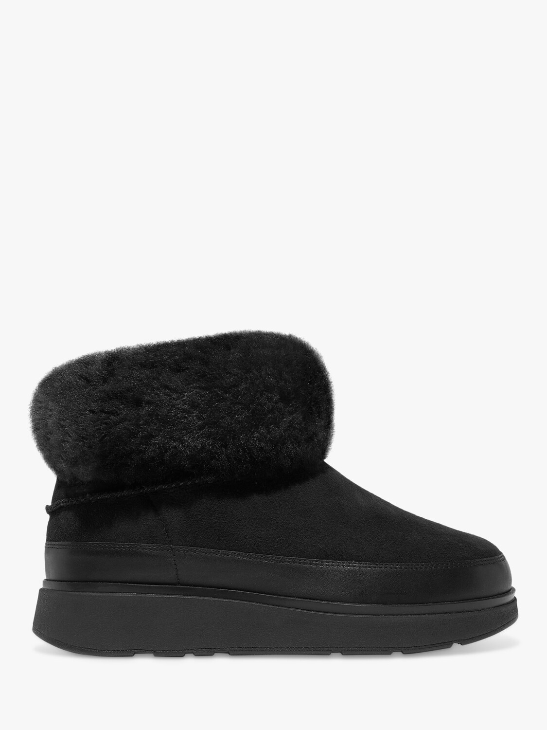 

Ботильоны из овчины FitFlop, все черное, Черный