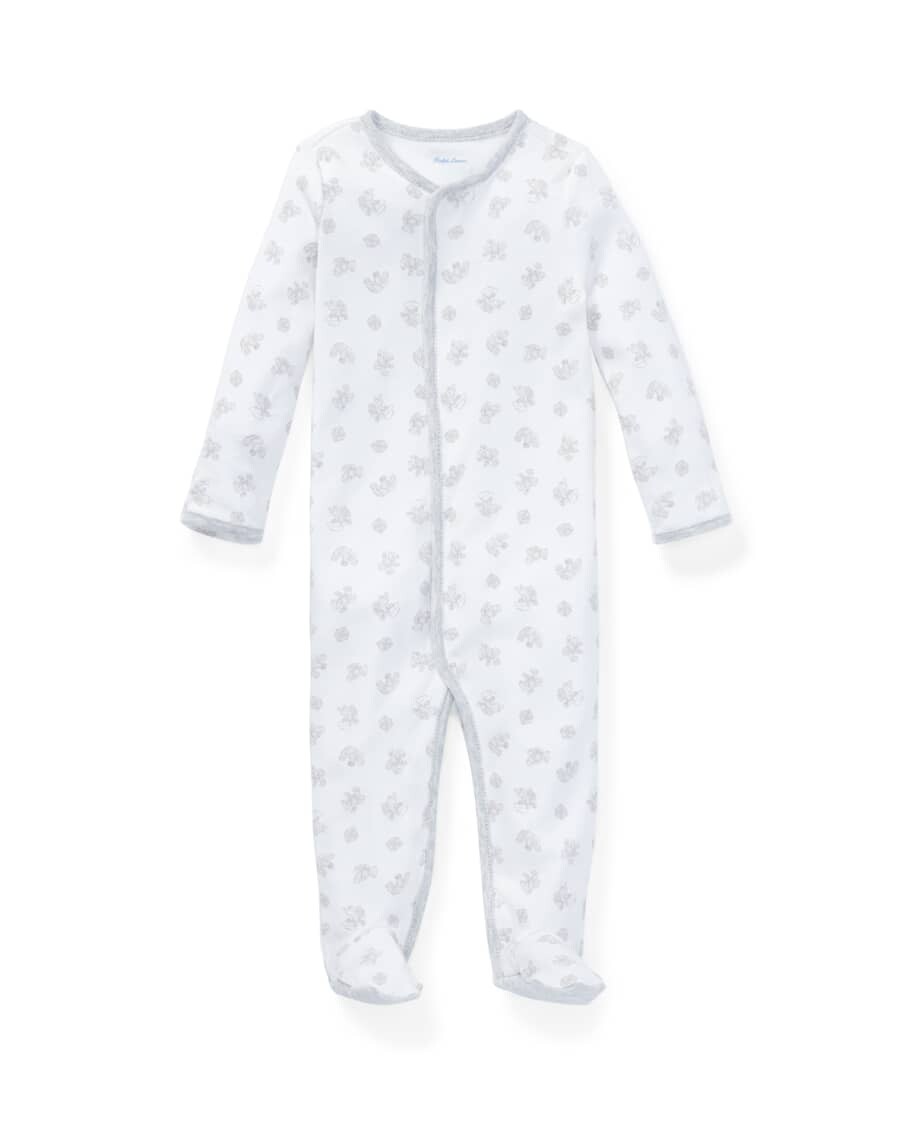 

Пижама Interlock Footie с принтом, размер Newborn-9M Ralph Lauren Childrenswear