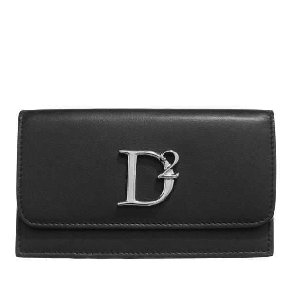 

Кошелек d2 statement credit card holder Dsquared2, черный