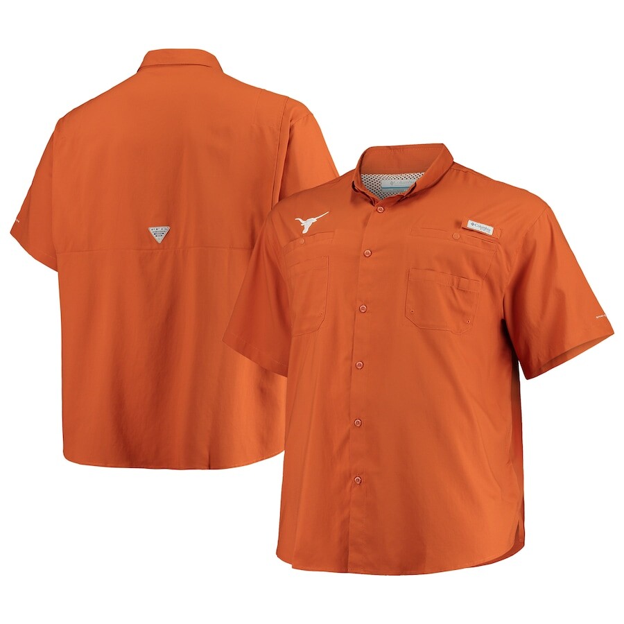 

Рубашка Columbia Texas Longhorns, оранжевый