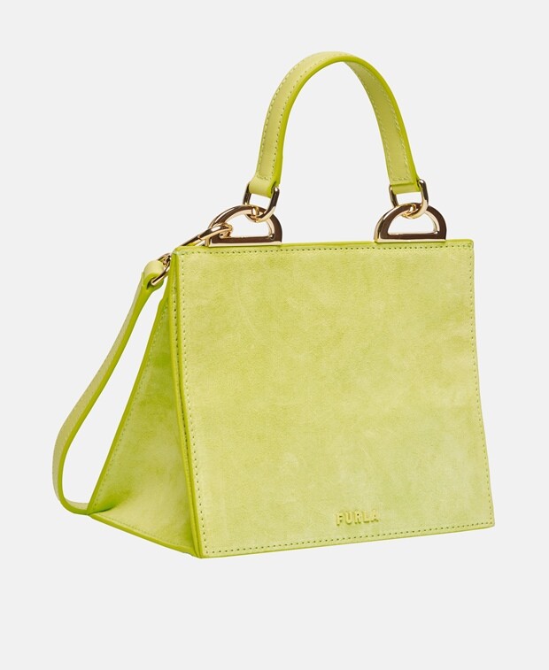 

Кожаная сумка-мессенджер Furla, зеленый