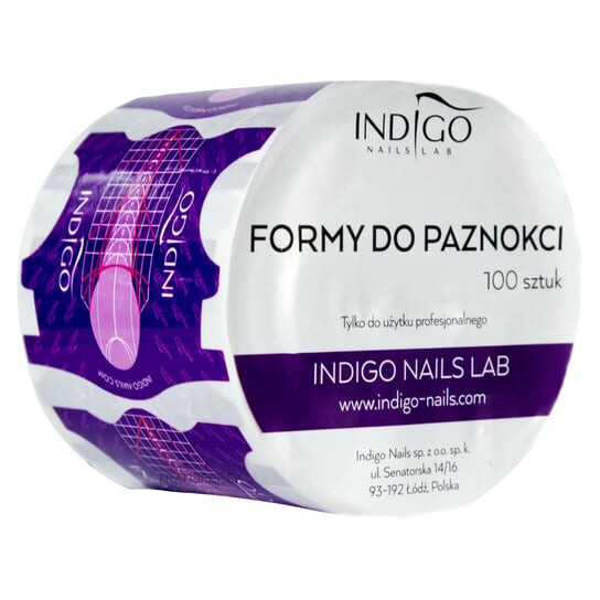 

Формы для моделирования ногтей цвета индиго 100 шт., Indigo