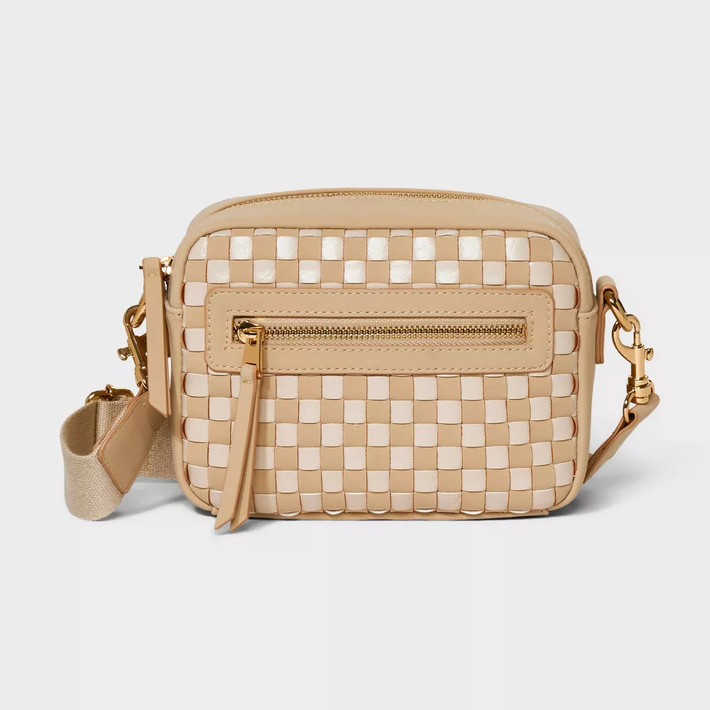 

Сумка-чехол для камеры Checker с ремешком Universal Thread, цвет Brown/White