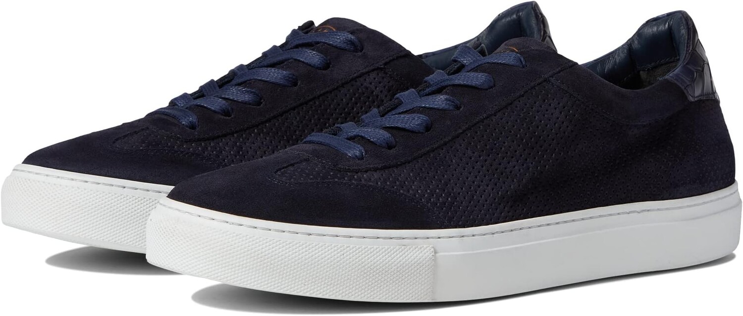 

Кроссовки Jake Perfed U-Throat Johnston & Murphy Collection, цвет Navy Italian Suede