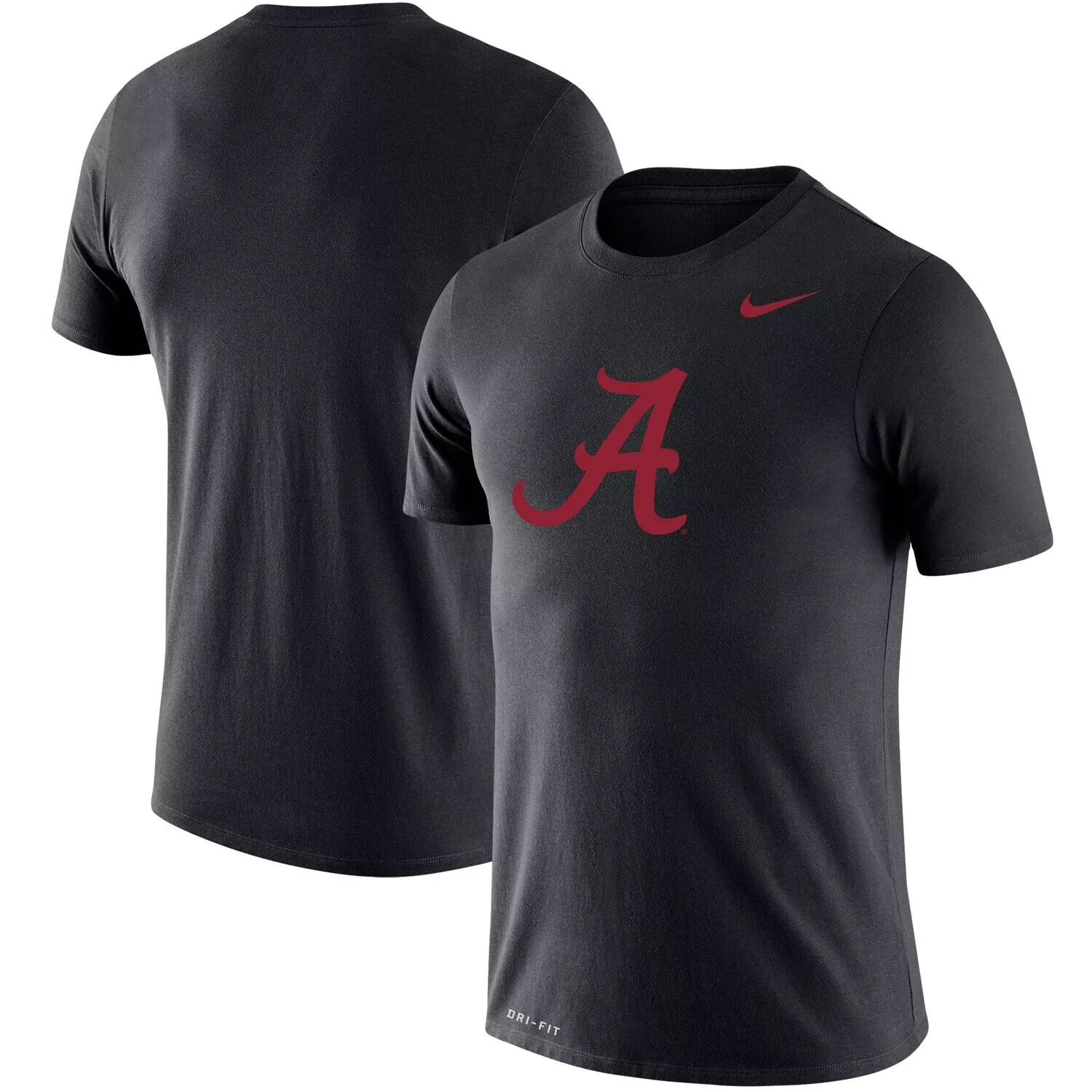 

Мужская черная футболка с логотипом Alabama Crimson Tide Big & Tall Legend Primary Nike, Черный
