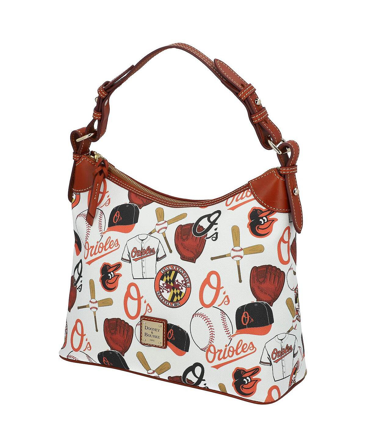 

Женская сумка-хобо Baltimore Orioles Game Day Dooney & Bourke, белый