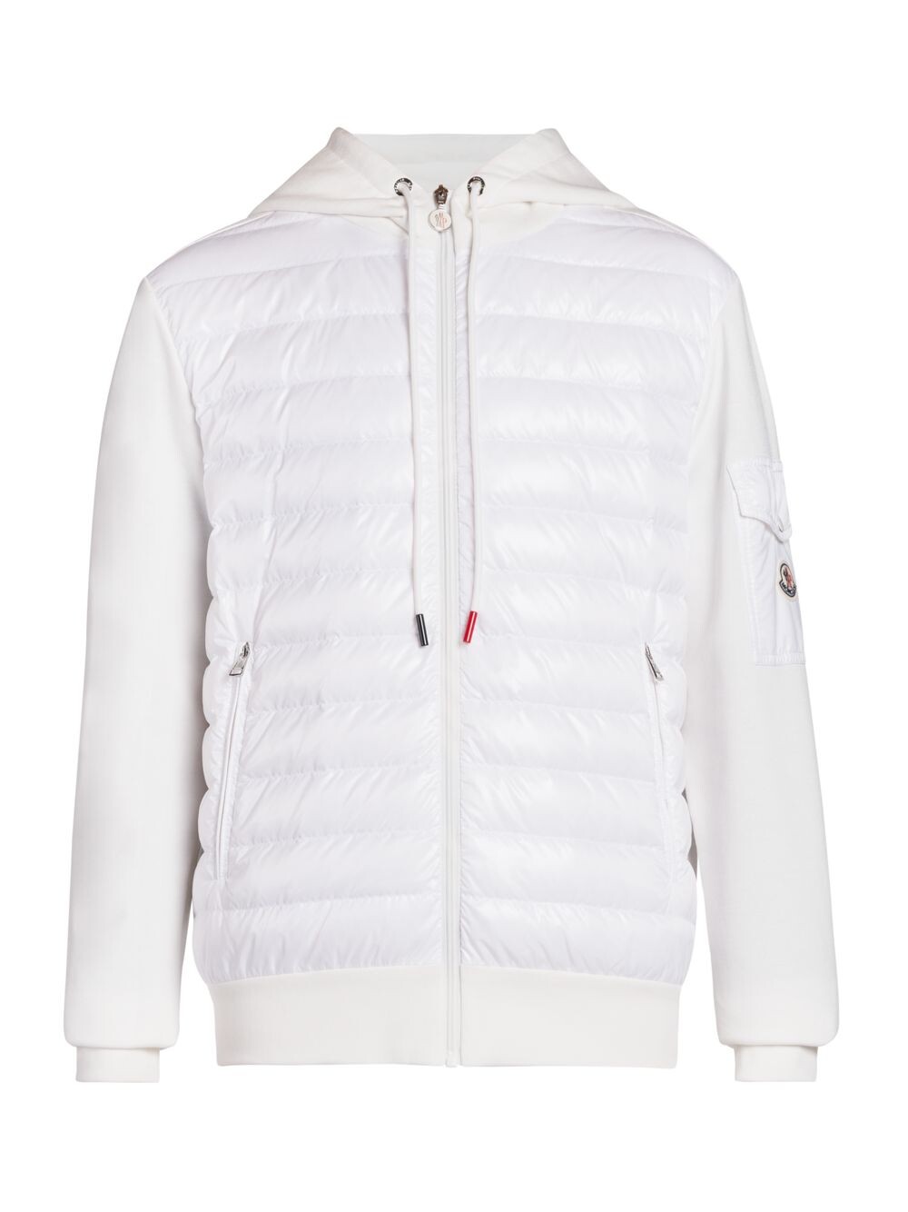 

Стеганая куртка с капюшоном Moncler, белый