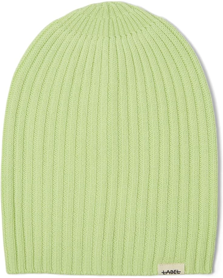 Шапка LABEL Go-To Fashion Beanie, цвет Lime Green шапка label go to ribbed beanie серый