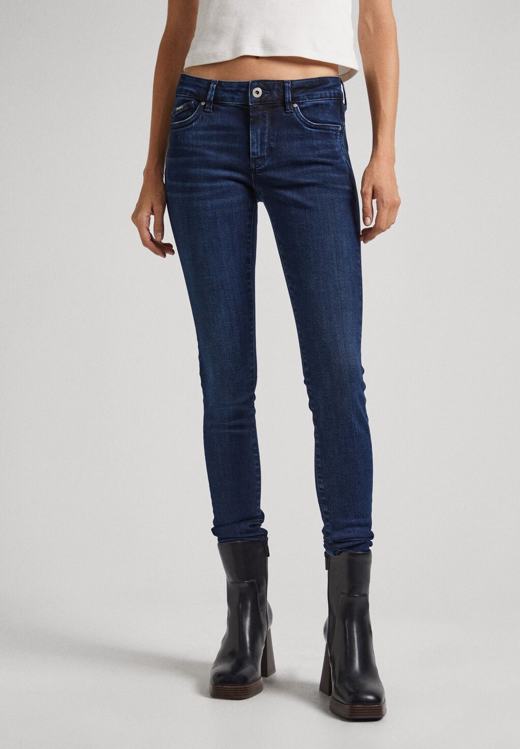 

Джинсы узкого кроя PIXIE Pepe Jeans, деним