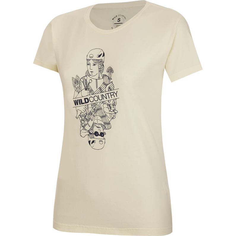 Женская футболка с рисунком Выносливость Wild Country, белый