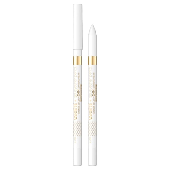 Водостойкий гелевый карандаш для глаз Variete 08 Белый Eveline Cosmetics цена и фото