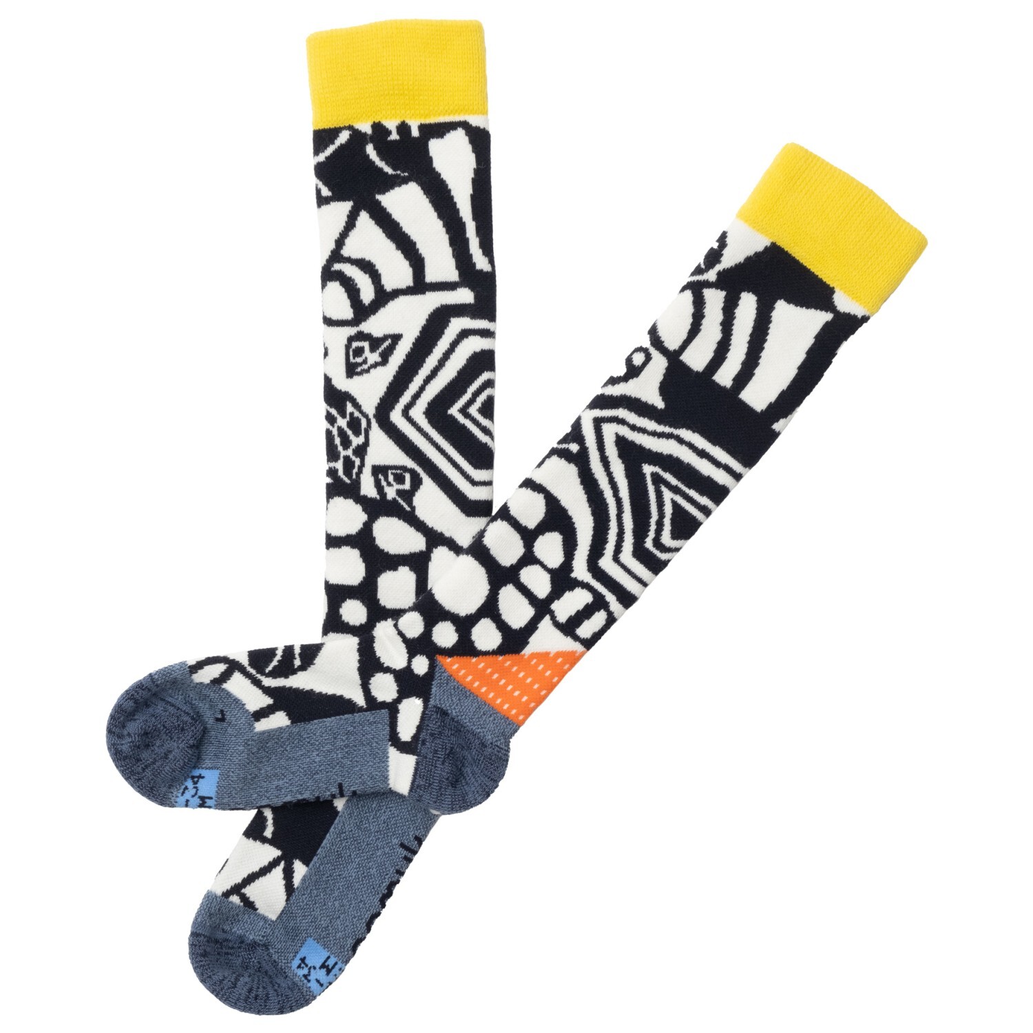 

Лыжные носки Namuk Spiro Merino Ski Socks, цвет True Navy/Super Lemon
