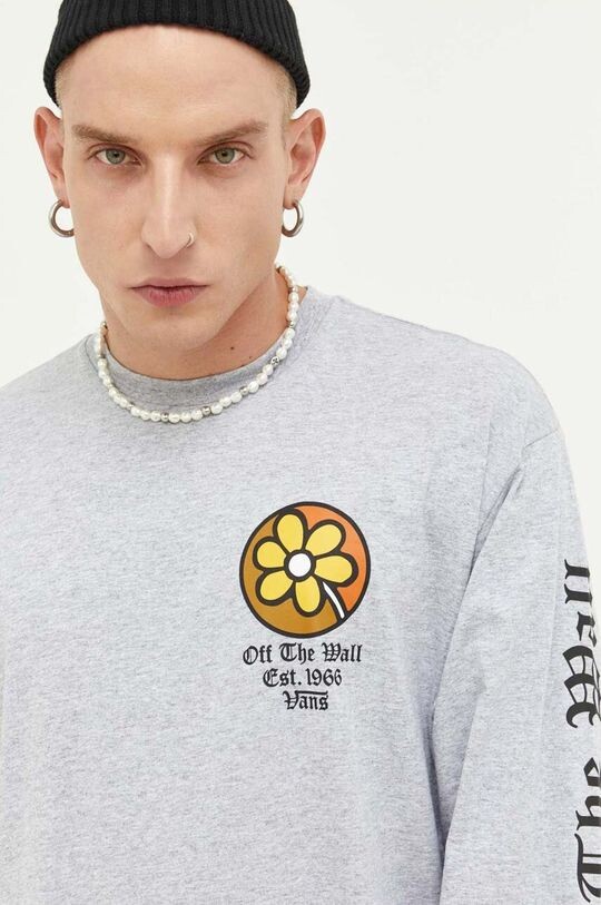 

Вансы с длинным рукавом Vans, серый