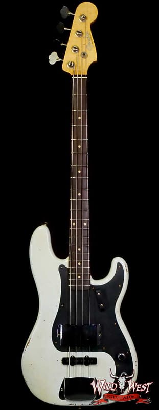 цена Басс гитара Fender Custom Shop Jason Smith Masterbuilt 1960 Precision Bass P-Bass P/J Hand-Wound Pickups Journeyman Relic Tomatillo Green