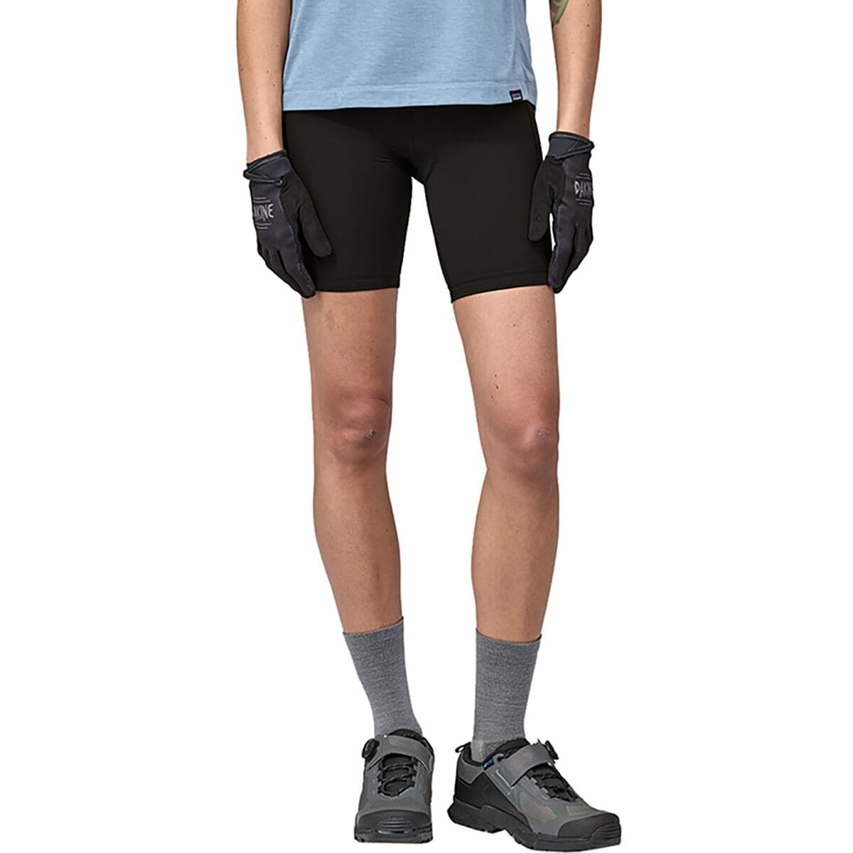 Короткая подкладка для велосипеда nether Patagonia, черный wosawe men s cycling underwear comfortable underwear sponge gel 3d padded bike short size s xxxl bike short pants