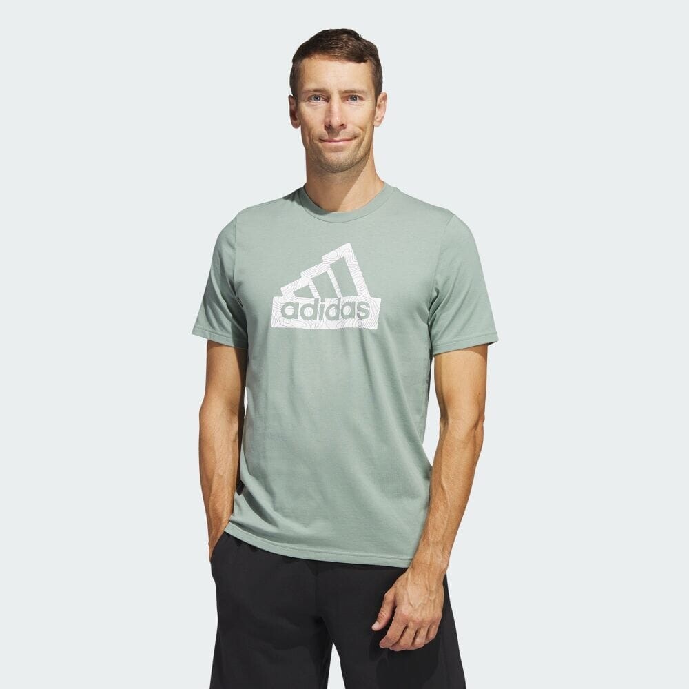 

Футболка Adidas H49667, зеленый