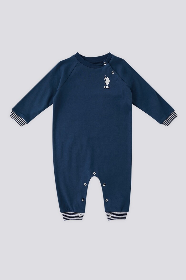 

Хлопковый комбинезон с контрастным краем U S Polo Assn , индиго