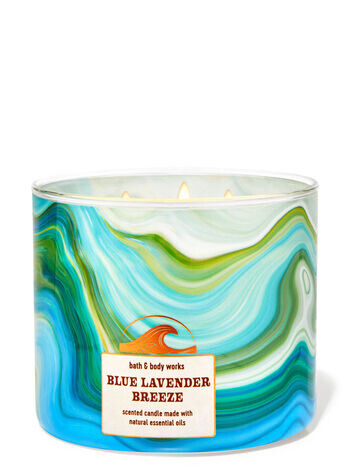 

Свеча с 3 фитилями Blue Lavender Breeze, 14.5 oz / 411 g, Bath and Body Works