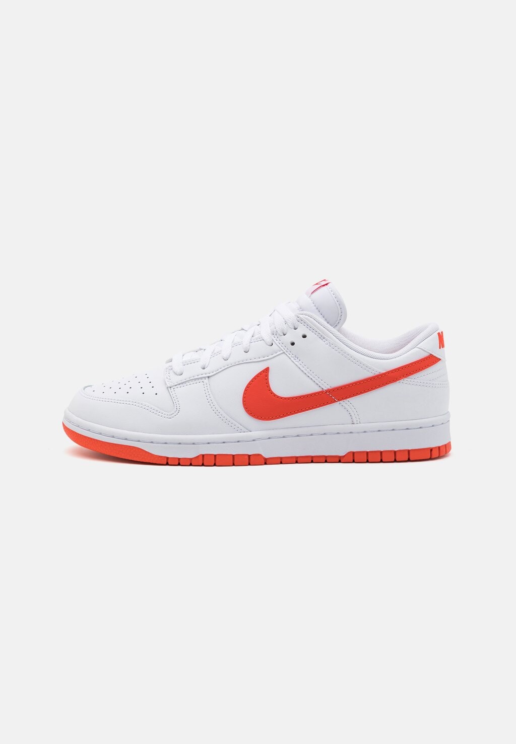 Кроссовки Nike Dunk Low Retro, белый / красный пиканте кроссовки nike dunk retro мистический красный карго хаки мистик красный белый