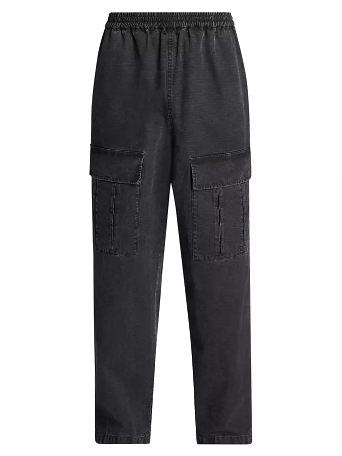 

Брюки Prudento из хлопка с рипстопом Acne Studios, черный