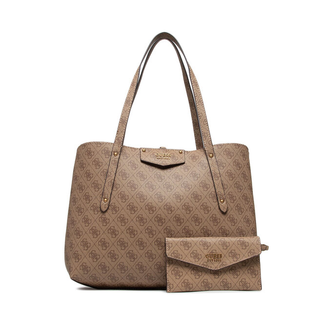 

Сумка Guess EcoBrenton Tote, бежевый