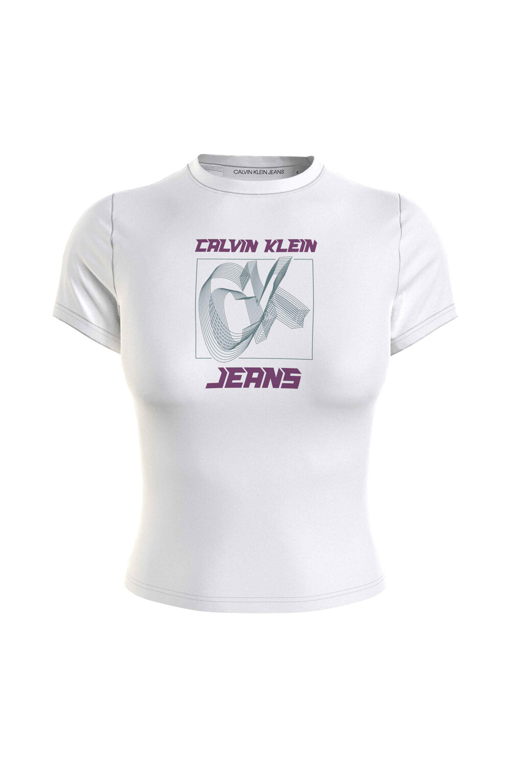 

Футболка Женская/Девочка Ярко-Белая Calvin Klein, белый