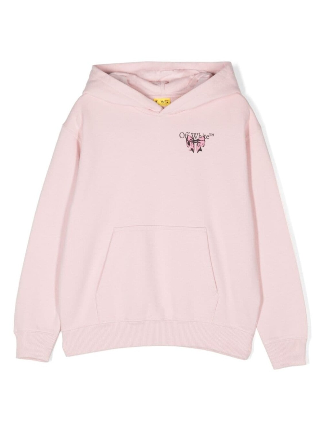

Off-White Kids толстовка с капюшоном Arrow Bow, розовый