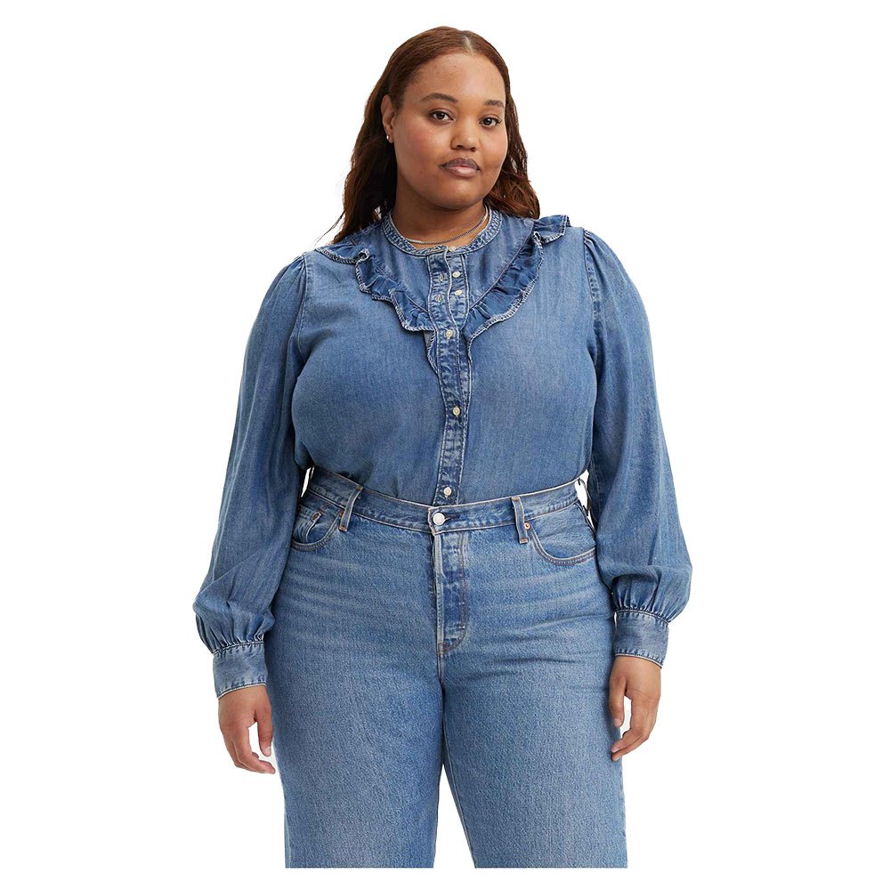 Блуза с длинным рукавом Levi´s Plus Plus Size Carinna, синий