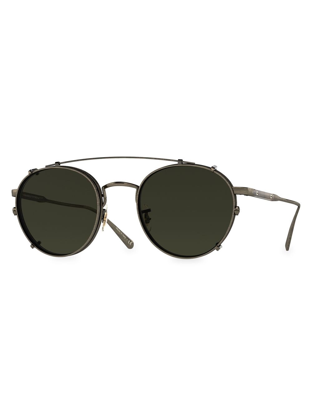 

Солнцезащитные очки Artemio 48MM Pantos Brunello Cucinelli & Oliver Peoples, золотой