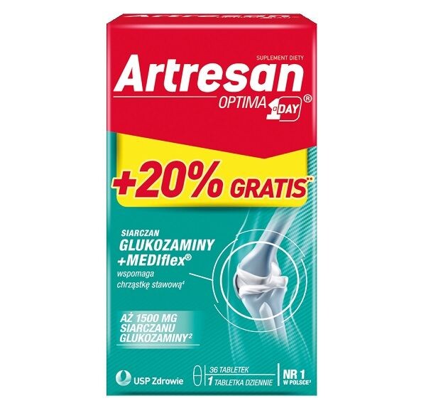 

Artresan Optima 1aDay Tabletkiсовместная подготовка, 36 шт.