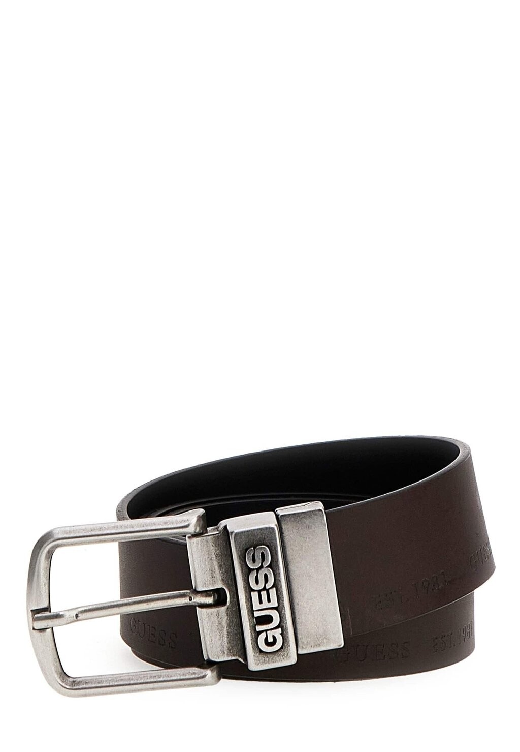 

Ремень деловой WENDE AUS Guess, цвет braun