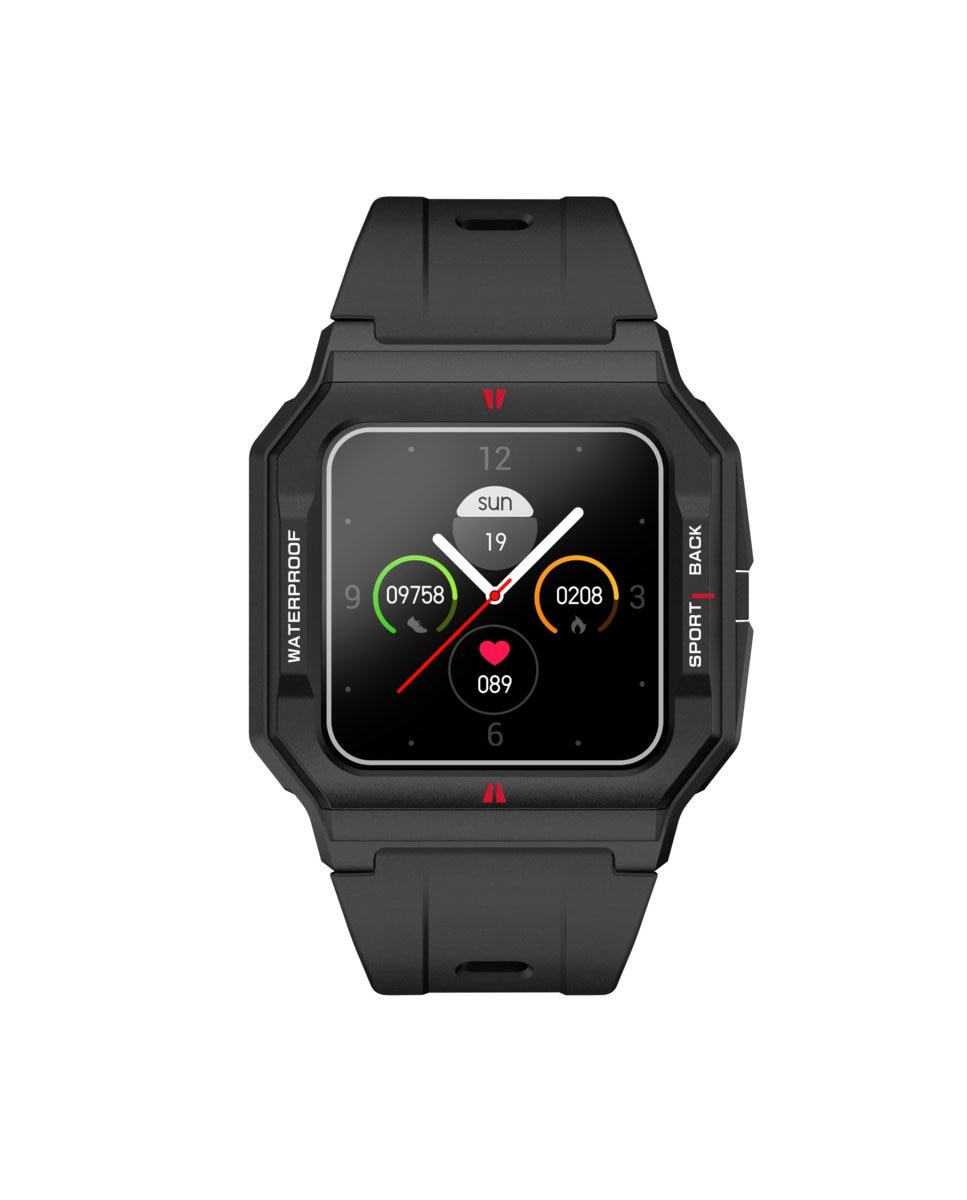 цена Умные часы L.A. RAS10501 с функциями работоспособности и уведомления Radiant, черный