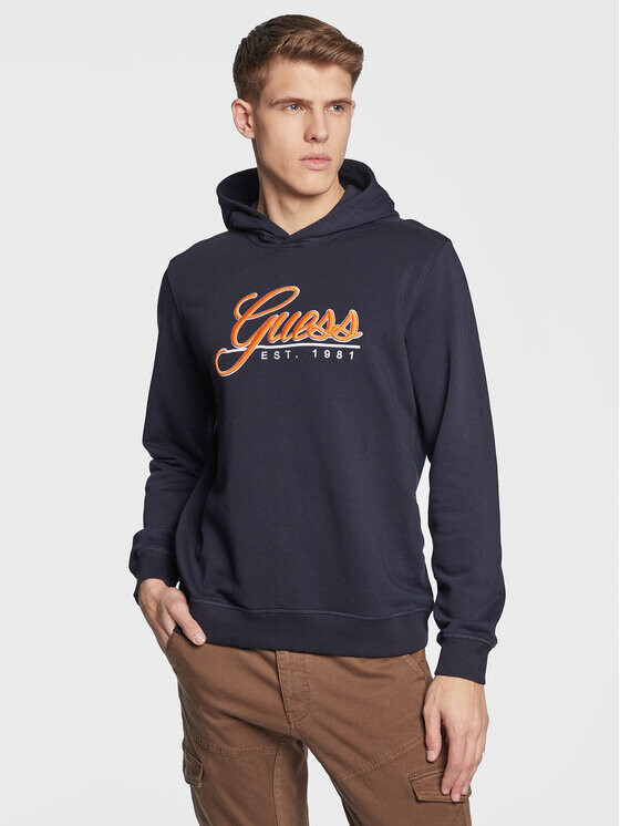 

Толстовка узкого кроя Guess, синий